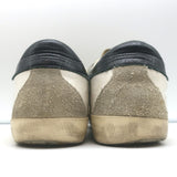 Golden Goose Superstar Sneakers White Leather with Black Heel Tab Size 37