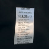 Balmain Blazer Black Zebra Tonal Jacquard Size 40 One-Button Jacket