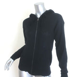 Zadig & Voltaire Sixtine Cashmere Crystal Skull Hoodie Black Size Extra Small