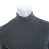 Brunello Cucinelli Monili-Trim Turtleneck Midi Dress Anthracite Size Medium