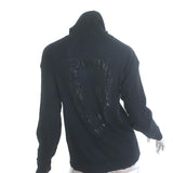 Zadig & Voltaire Sixtine Cashmere Crystal Skull Hoodie Black Size Extra Small