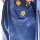 Proenza Schouler PS1 Medium Satchel Cobalt Blue Leather Crossbody Bag