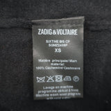 Zadig & Voltaire Sixtine Cashmere Crystal Skull Hoodie Black Size Extra Small