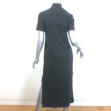 Brunello Cucinelli Monili-Trim Turtleneck Midi Dress Anthracite Size Medium