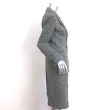 Polo Ralph Lauren Elbow Patch Coat Gray Herringbone Tweed Size 2 NEW