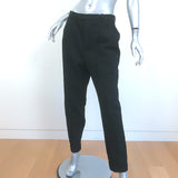 Isabel Marant Trousers Black Wool Size 42 High Rise Pants NEW