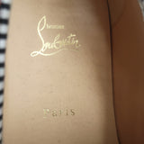 Christian Louboutin Roller Boat Spiked Slip-On Sneakers Printed Patent Size 41.5