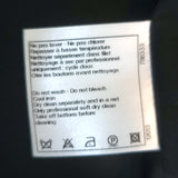 Chanel 09A Ruffle-Trimmed Jacket Black Quilted Silk-Blend Size 36