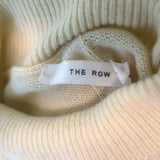 The Row Ciba Cashmere Turtleneck Sweater Pale Yellow Size Small