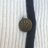 Rag & Bone Nancy Cardigan Ivory Wool-Blend Ribbed Knit Size Medium