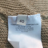 Stella McCartney Sequin Cardigan Gold Cotton-Blend Size 40 Oversize Sweater