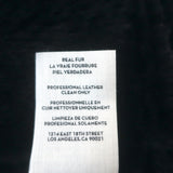 J Brand Lana Shearling Biker Jacket Black Size Small