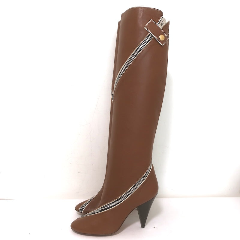 Celine Phoebe Philo Zip-Around knee-high boots Sz 37, label