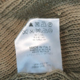 Stella McCartney Sequin Cardigan Gold Cotton-Blend Size 40 Oversize Sweater