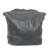 Balenciaga Giant Covered Brogues Day Hobo Charcoal Leather Large Shoulder Bag