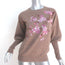 Saccharine Cashmere Cherry Blossom Sweater Brown Size Small