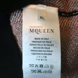 Alexander McQueen Butterfly Crop Cardigan Black Wool-Blend Size Extra Large