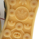 Gucci x Adidas Gazelle Low Top Sneakers Metallic Gold Leather Size 7.5 NEW