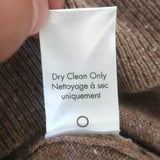 Saccharine Cashmere Cherry Blossom Sweater Brown Size Small