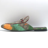 Gucci GG Supreme Tian Princetown Horsebit Loafer Mules Beige/Multi Size 7.5