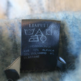 Avant Toi Cable Knit Short Sleeve Sweater Light Blue Alpaca-Blend Size Small