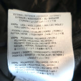 Moncler Vallier Quilted Down Coat Gray Wool Size 7