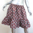 Philosophy di Lorenzo Serafini Ruffle Jacquard Mini Skirt Blue Size US 12 NEW