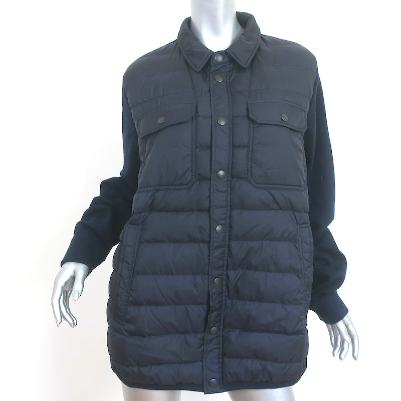 MONCLER Cardigan Tricot ダウン ニット メンズ ネイビー MONCLER モンクレール ダウン カーディガン メンズ ニット