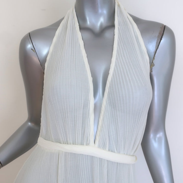 Lioness Ford Halter Maxi Dress/Cover-Up Semi-Sheer Size Small NEW