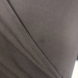 Michael Kors Zipped Wrap-Effect Dress Dark Brown Stretch Jersey Size 0