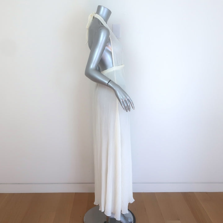 Lioness Ford Halter Maxi Dress/Cover-Up Semi-Sheer Size Small NEW