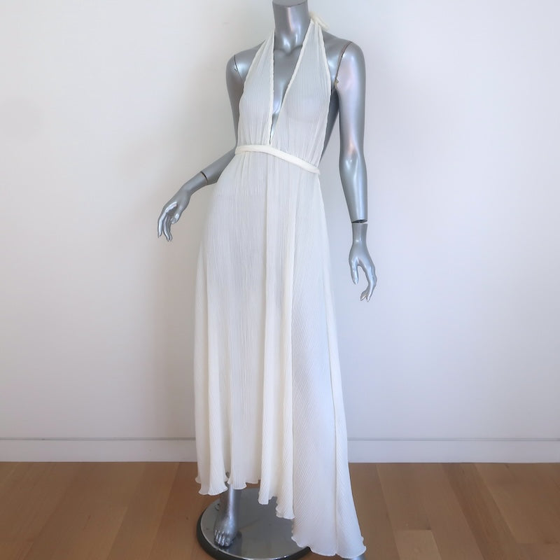 Lioness Ford Halter Maxi Dress/Cover-Up Semi-Sheer Size Small NEW
