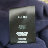 SIR Cutout Puff Sleeve Maxi Dress Lilian Navy Floral Print Linen-Silk Size 0