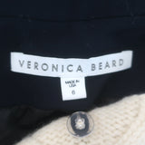 Veronica Beard Classic Blazer with Upstate Dickey Navy Stretch Wool Size 6