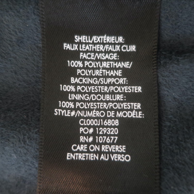 Alice + Olivia Leonie Puff Sleeve Vegan Leather Romper Black Size 2 NEW