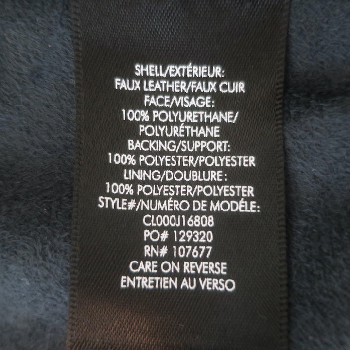 Alice + Olivia Leonie Puff Sleeve Vegan Leather Romper Black Size 2 NEW