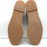 Versace Medusa Renaissance Espadrilles Cream/Blue Canvas Size 41 NEW