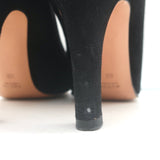 Gucci Web Bow Keyhole Pumps Black Suede Size 8