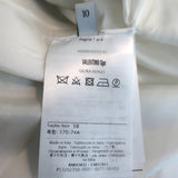 Valentino Striped Mini Skirt Black & White Wool-Silk Size 10