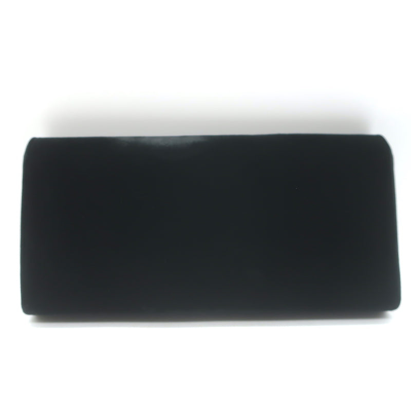 Saint Laurent Kate Monogram Tassel Clutch Black Velvet