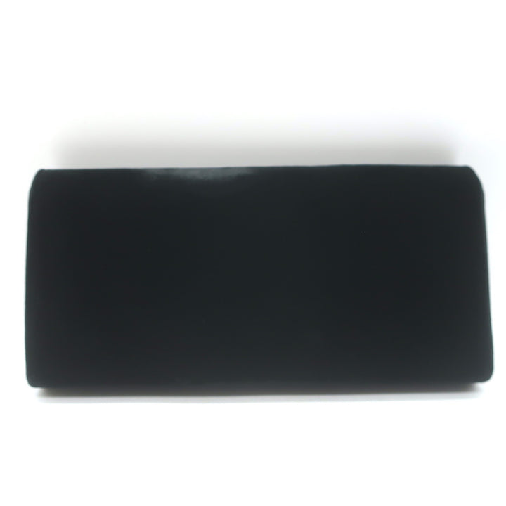 Saint Laurent Kate Monogram Tassel Clutch Black Velvet