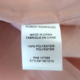 Robert Rodriguez Pleated Midi Dress Cayana Pink Vine Floral Print Size 8 NEW