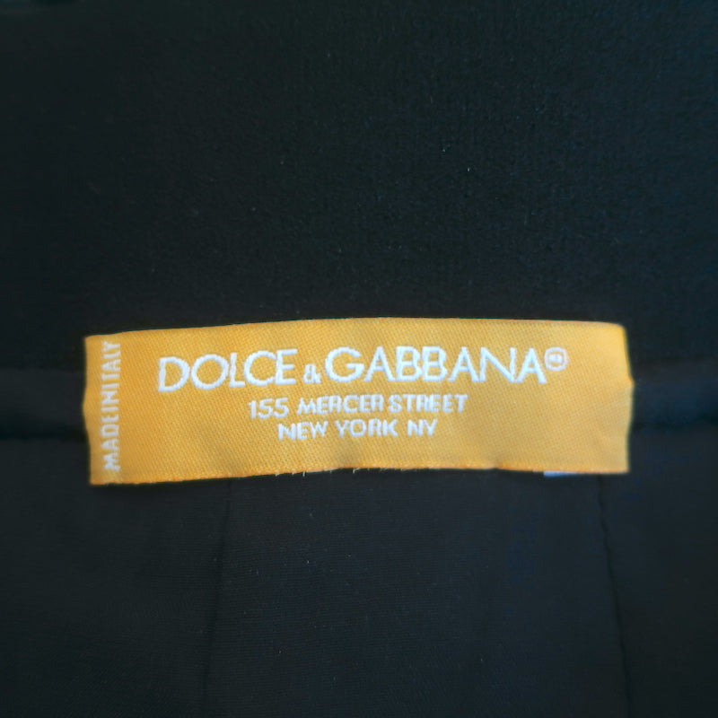Dolce &amp; Gabbana Sleeveless Blouse &amp; Skirt Set Green Lace Size 44/46 NEW
