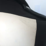 Off-White Virgil Abloh Carryover Leather Biker Jacket Black Size Small