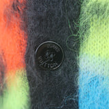 Louis Vuitton Virgil Abloh Monogram Mohair Cardigan Neon Multi Size Large NEW