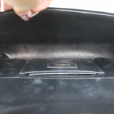 Saint Laurent Kate Monogram Tassel Clutch Black Velvet