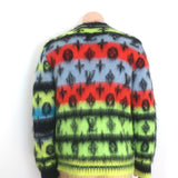 Louis Vuitton Virgil Abloh Monogram Mohair Cardigan Neon Multi Size Large NEW