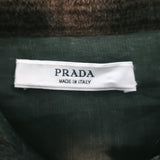 Prada Floral Crochet Lace Coat  - One of a Kind - Dark Green Size 40