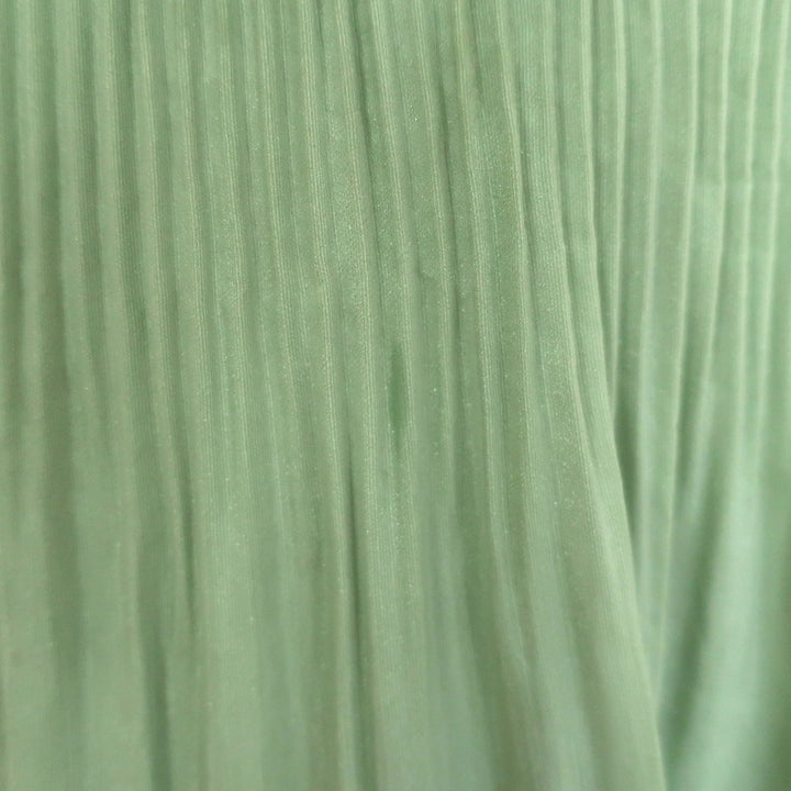 Zimmermann Balloon-Sleeve Pleated Tiered Mini Dress Fern Size 3