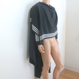 Adidas × Yohji Yamamoto Y-3 Track Poncho Jacket Charcoal Size Large